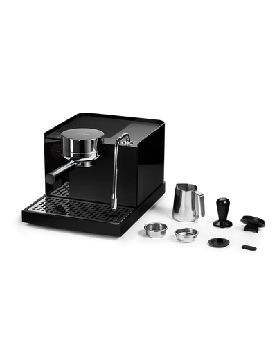 Fellow Espresso Series 1 Espresso Machine with accessories, designed for home baristas seeking café-level control.