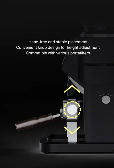 Wendougee Ares 90mm Commercial Espresso Grinder hands-free operation Vellutto.eu