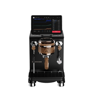 Wendougee DATA S Black coffee machine with a tablet